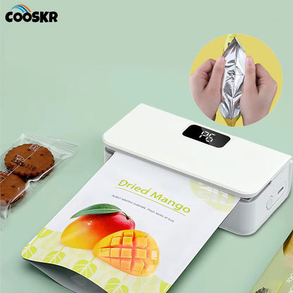 Mini Heating Bag Sealer Storage Packaging Food Bag Sealing Machine Handheld Plastic Clip Bag Sealer Snack Packaging Heat Sealer