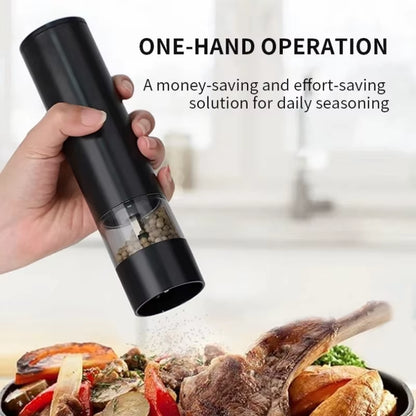Electric Salt and Pepper Grinder Adjustable Coarseness Large Capacity Pepper Grinder Rechargeable Spices Grinder Kitchen Tools